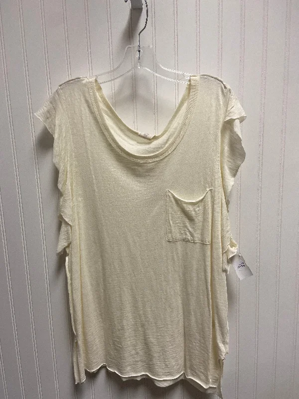 Top Sleeveless Basic By We The Free In Cream, Size: L