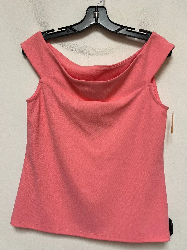 Top Sleeveless By Ann Taylor In Pink, Size: M