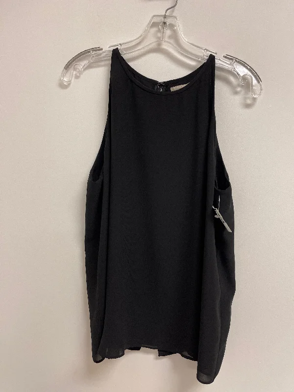 Top Sleeveless By Banana Republic In Black, Size: L