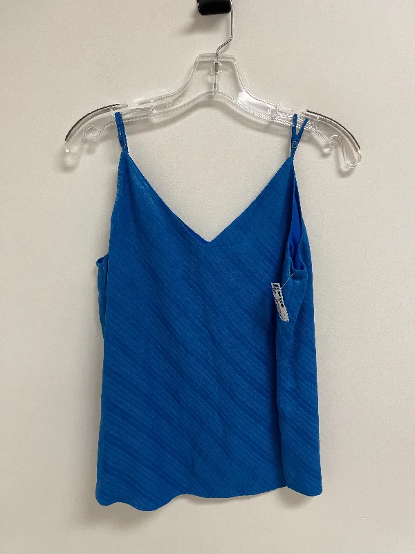 Top Sleeveless By Calvin Klein In Blue, Size: S