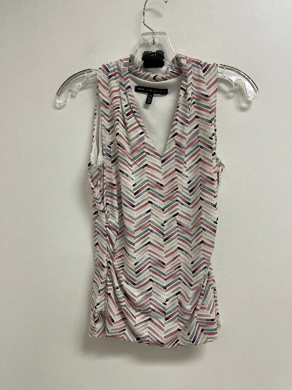 Top Sleeveless By White House Black Market In Pink & Tan, Size: Xs