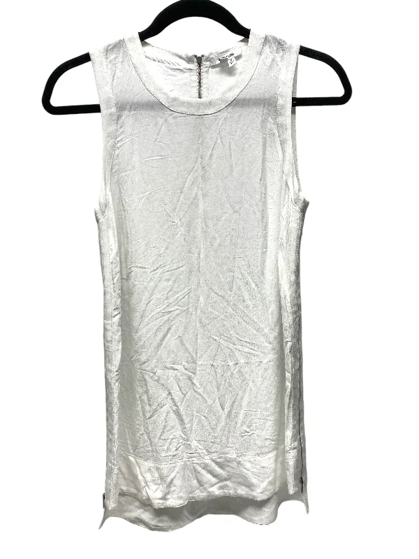 Top Sleeveless Designer By Helmut Lang In White