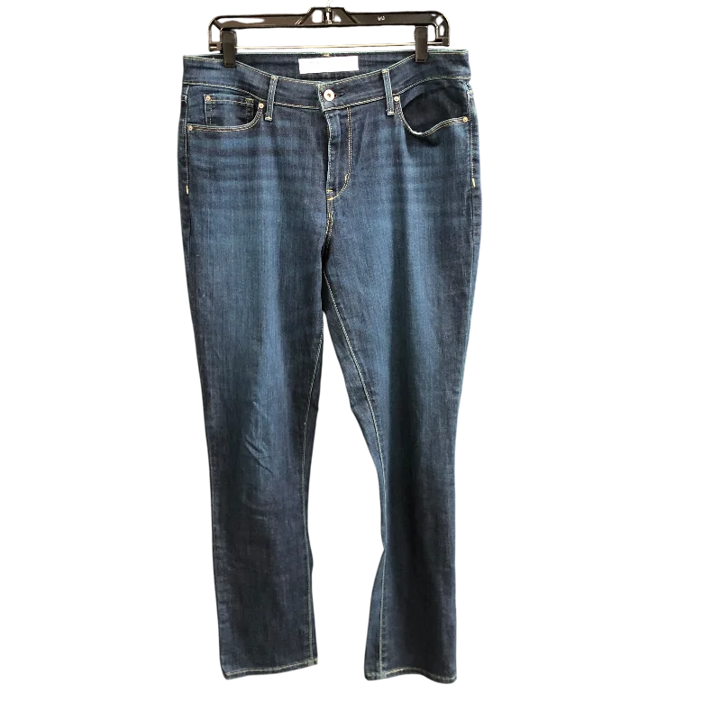 Jeans Straight By Levis In Blue Denim, Size: 14l