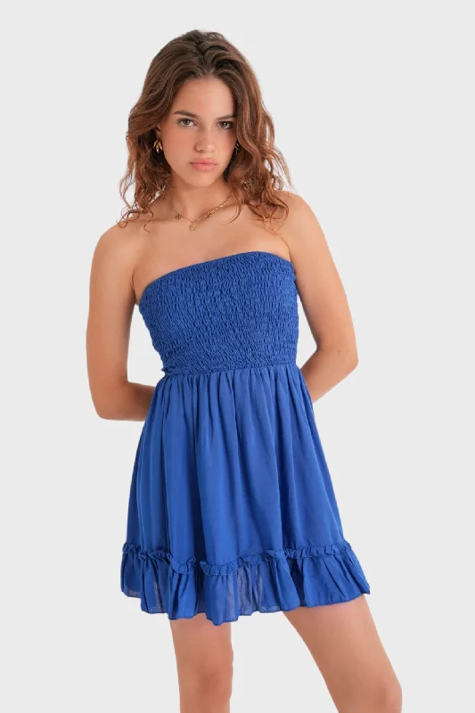 "Lola" dress cobalt