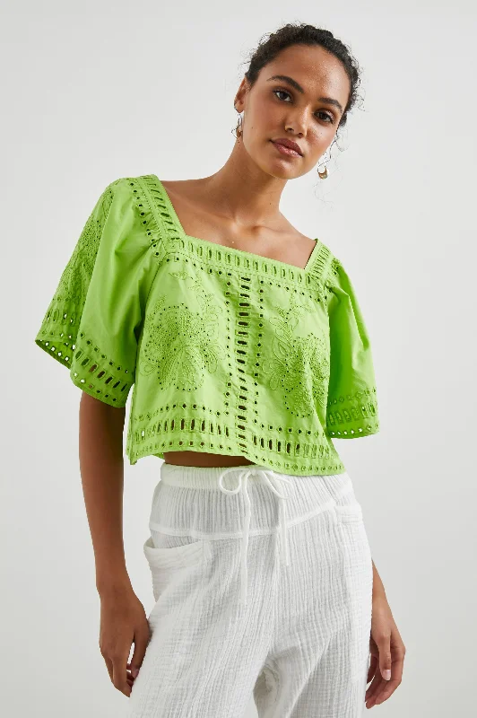 LAINE TOP - ISLAND GREEN