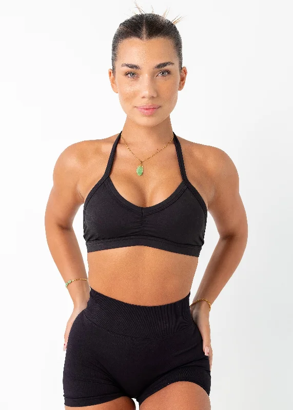 STAPLE BRA - BLACK