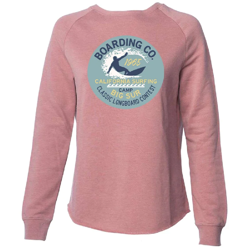 Big Sur Surf Contest Super Soft Crewneck Sweater