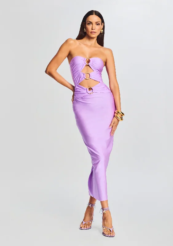 Lily Lycra Maxi Dress