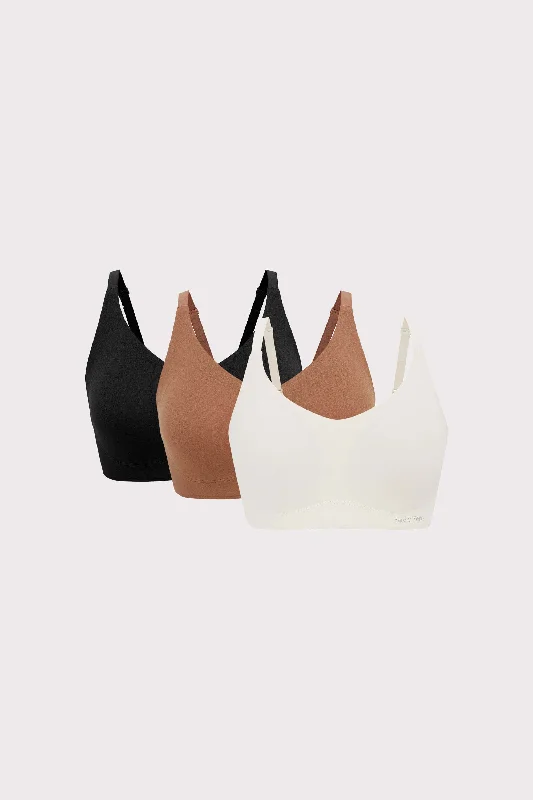 Barely Zero Curve Extra Support Bra Trio